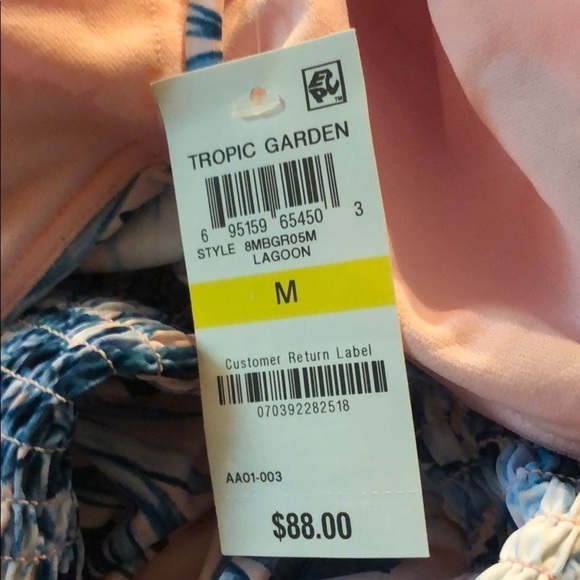 BAR III Ruched low back Cheeky One Piece Swimsuit - Picture 4 of 5